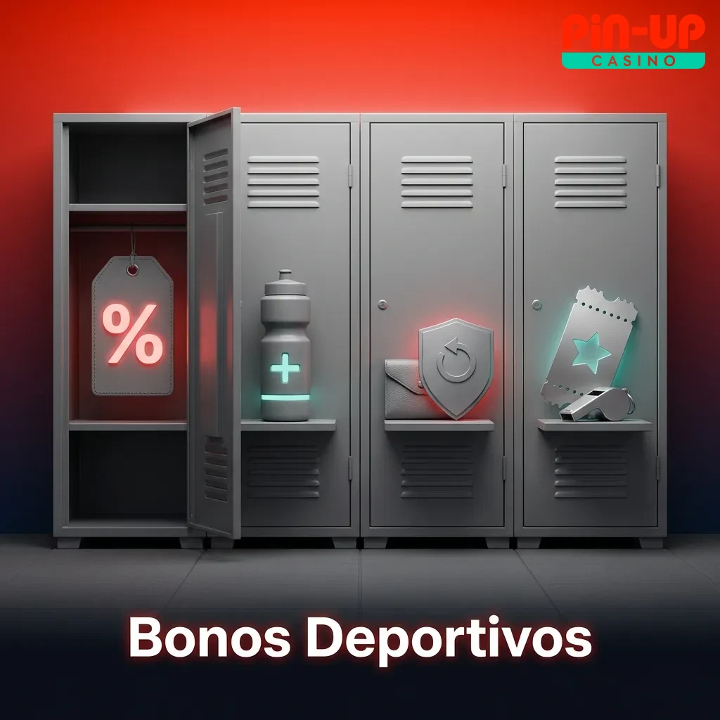 Pin-Up sports betting bonuses including risk-free bets, accumulator boosts, cashback, and Chilean football promotions