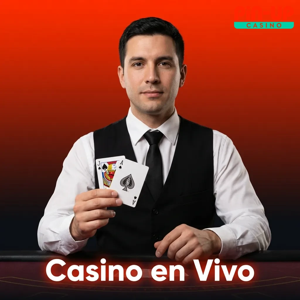 Casino en vivo con crupieres profesionales transmitiendo ruleta, blackjack, bacará, póker y game shows en tiempo real