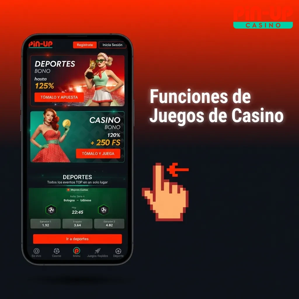 Pin-Up casino app showing 3,000+ games including slots, live roulette and blackjack with dealer streaming