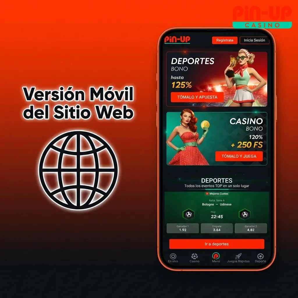Smartphone displaying responsive website interface with adaptive design across different screen sizes